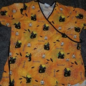 Halloween scrub too